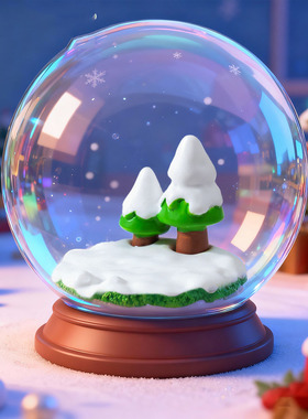 微景观创意春夏秋冬季节地台微缩模型 DIY装饰配件迷你树脂小摆件