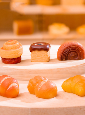 微景观简约仿真食玩写实面包蛋糕点模型DIY装饰品配件微缩小摆件