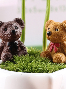 小熊微景观可爱风diy组装摆件