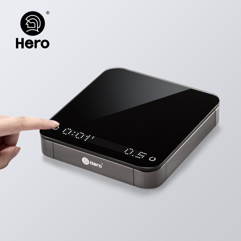 正品hero 手冲咖啡电子秤分享壶家用厨房智能精准称量器简约 日式 - 图2