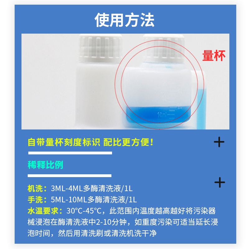 帅友多酶清洗液牙科材料专用清洗剂超声波消毒液口腔科器械冲洗剂 - 图1