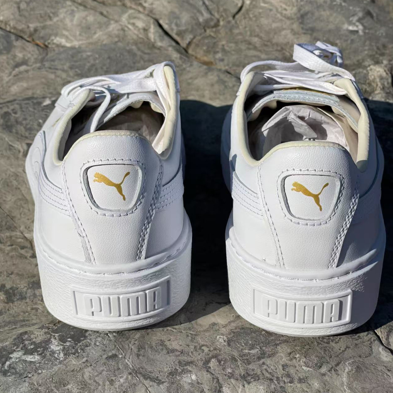 PUMA彪马  2024女款松糕鞋厚底蕾哈娜休闲鞋板鞋小白鞋 364040-04,淘宝优惠券,粉丝福利购,淘宝优惠卷