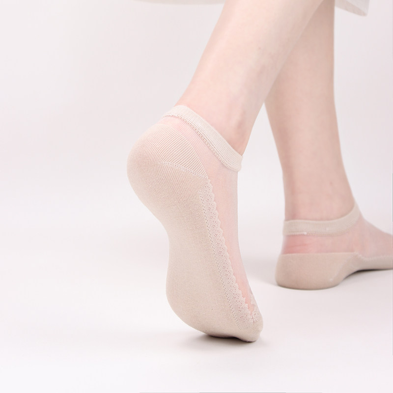 冬爱女短袜夏季浅口网红蕾丝丝袜 冬爱船袜