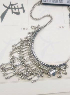 欧美日韩风饰品百搭复古流苏项链