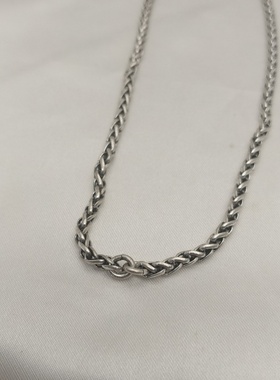 合金法式复古lk打标项链