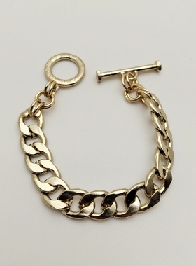 女合金欧美气质简约手链土豪重工