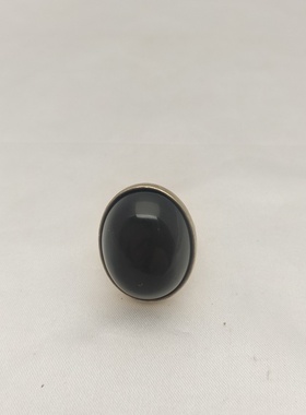 法式复古z家高级感天然石戒指女