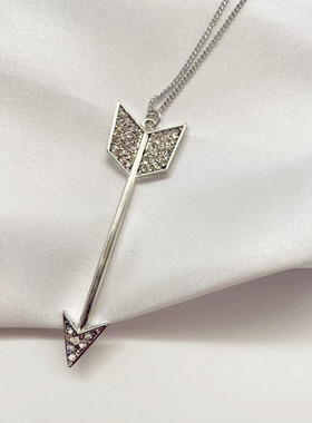 合金女爱神之箭项链小众百搭气质