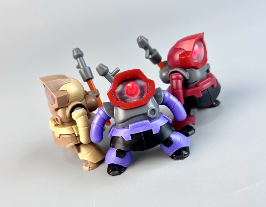 现货超星模玩桌面战争大魔三连星可动模型拼装模型带灯送男友玩,淘宝优惠券,粉丝福利购,淘宝优惠卷