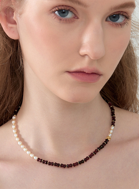 SUM汽泡·紫檀木珍珠项链·原创设计款新品