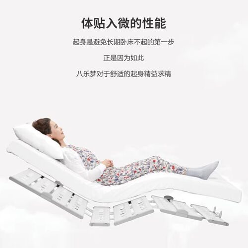 日本八乐梦 CQ-X 电动护理床 3马达摩登木框款 家用老人多功能床 - 图0
