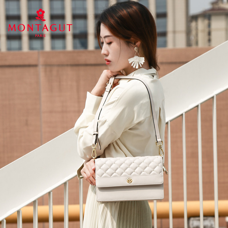 梦特娇单肩2020新款洋气斜挎包包 梦特娇米时代女士包袋