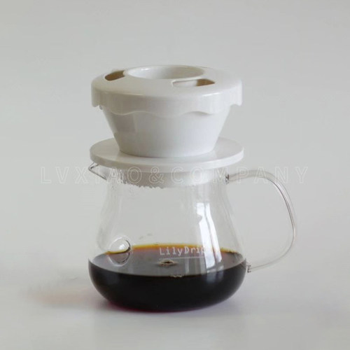 LilyDrip 百合滤杯手冲咖啡蛋糕滤杯漏斗过滤器滴漏1-2人适用155 - 图3