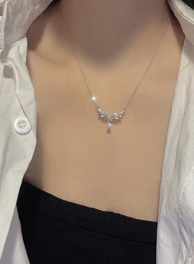 小众设计感轻奢花朵项链百搭锁骨链少女配饰冷淡风甜美潮饰品首饰