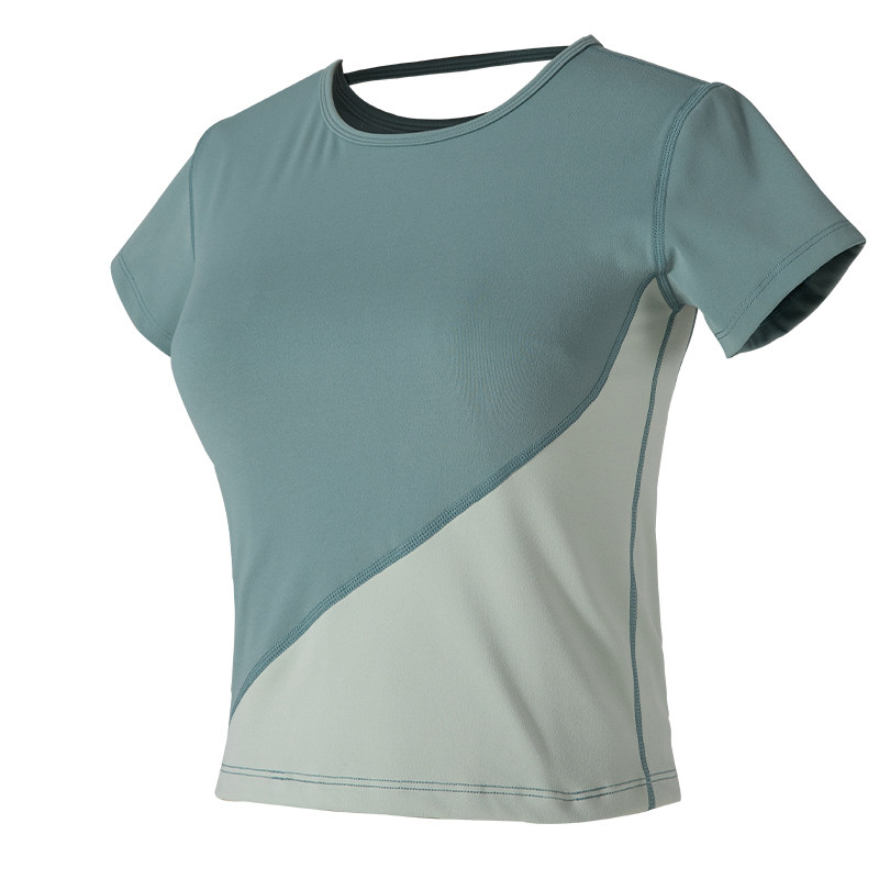 瑜伽服短袖上衣女夏季薄款健身跑步运动T恤普拉提训练服套装,淘宝优惠券,粉丝福利购,淘宝优惠卷