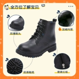 Martens, зимняя утепленная обувь, детские ботинки в английском стиле, коллекция 2021, в британском стиле, подходит для подростков, в западном стиле