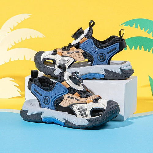 Туфли для мальчиков, спортивные сандалии, летняя сумка для обуви, детская обувь