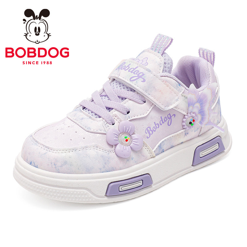 巴布豆童鞋女童板鞋2025新款秋季超火女宝鞋女大童小学生儿童鞋子