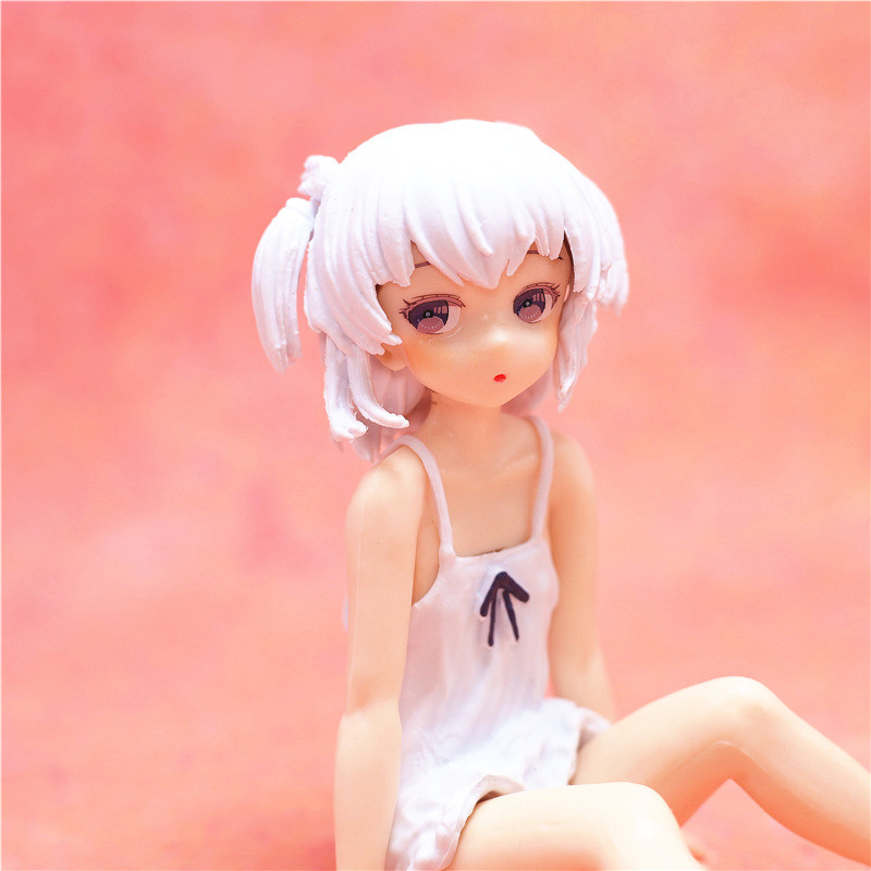 白瘦幼连衣裙真白礼物原画uc车载摆件いこね手办机箱模型可爱周边 - 图3