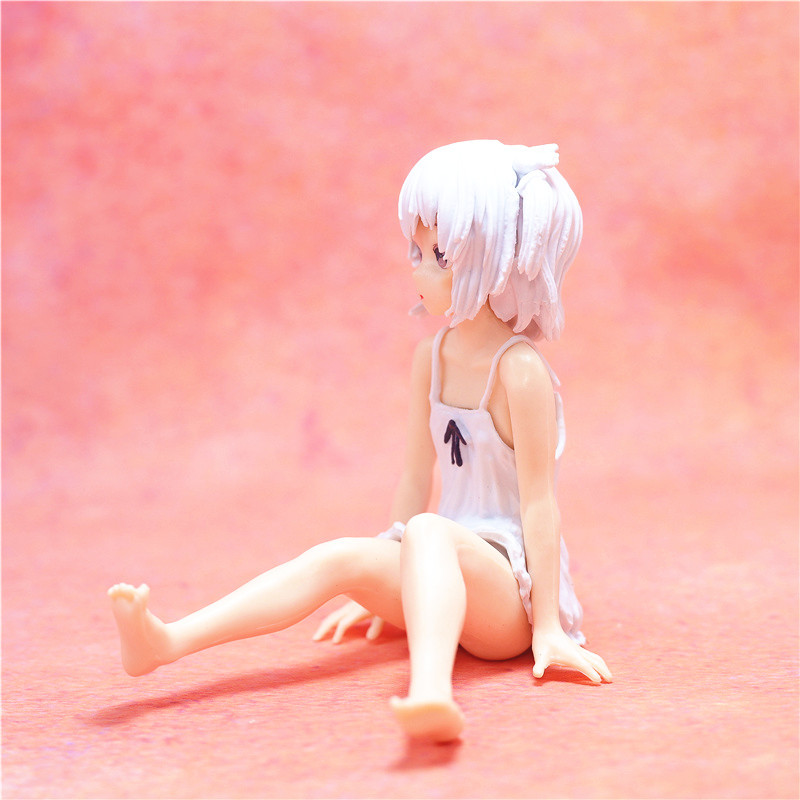 白瘦幼连衣裙真白礼物原画uc车载摆件いこね手办机箱模型可爱周边 - 图1