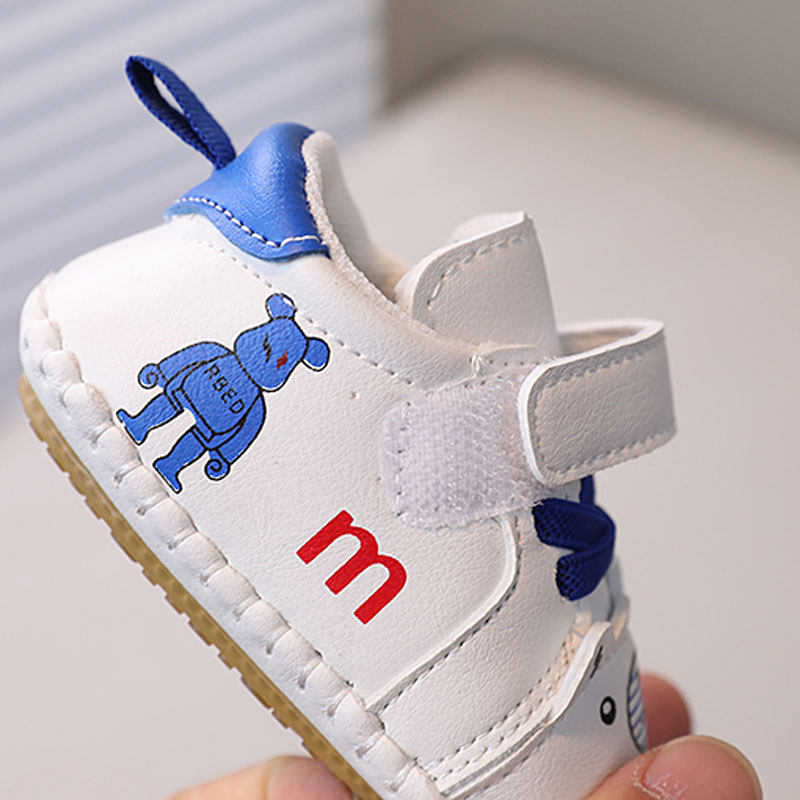 一岁女宝宝单鞋软底学步鞋春秋0-6-12月婴儿鞋子婴幼儿卡通防掉