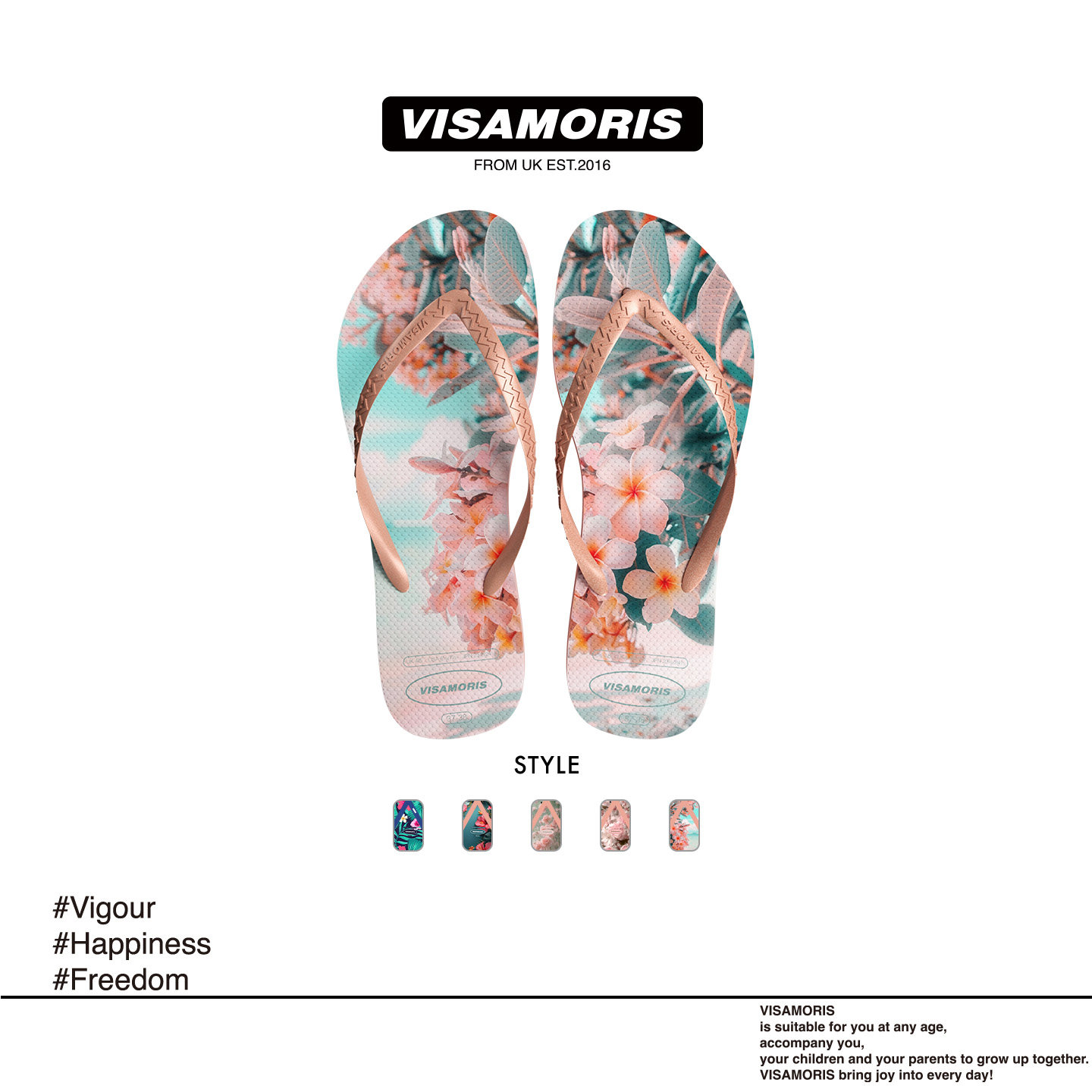 visamoris人字拖鞋女鞋夏季外穿夹脚防滑时尚凉拖鞋海边沙滩鞋 - 图3