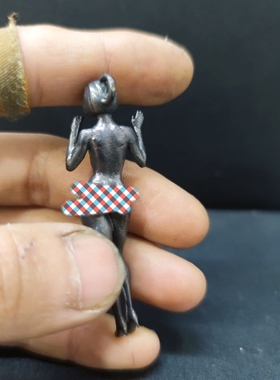 高6厘米美女性感妖娆酮体铜摆件