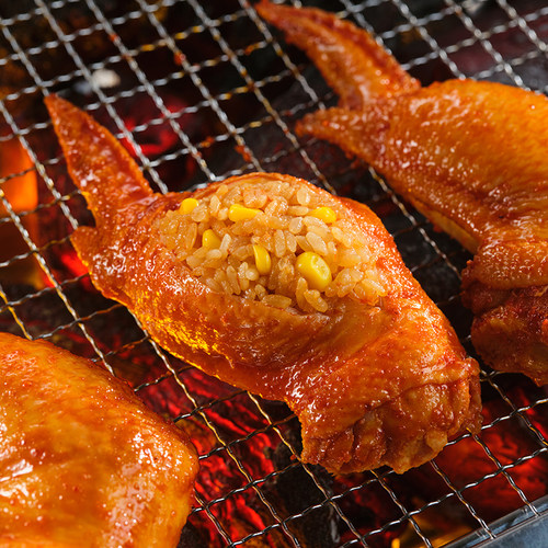 Tyson/泰森鸡全翅台式鸡翅包饭冷冻空气炸锅奥尔良翅包饭 - 图1