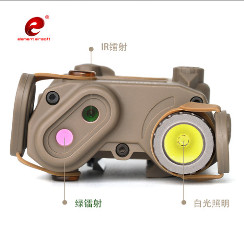 element元素PEQ15 UHP刻字绿镭射IR激光战术强光照明手电筒指示器 - 图2