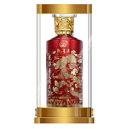 龙滨普天同庆 53度酱香型白酒 500ml 大曲坤沙东北特产宴请送礼 - 图1