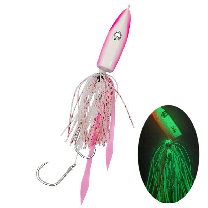 炎月饵石斑鳕鱼鲈鱼引竹炎月铁板饵碳线改装双钩100g300g夜光胶丝,淘宝优惠券,粉丝福利购,淘宝优惠卷