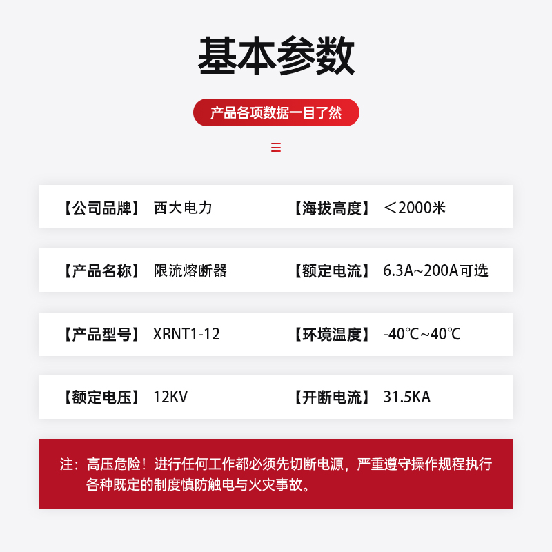 包邮银丝XRNT1-12KV/10-16-20-25-40A高压高分断限流熔断器SDLAJ - 图1