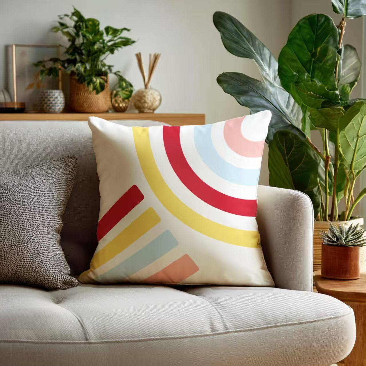 ins卡通太阳抱枕可爱月亮床头靠垫高级感卧室靠枕飘窗民宿装饰枕,淘宝优惠券,粉丝福利购,淘宝优惠卷