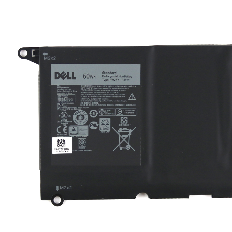 原装戴尔/dell XPS13 9360笔记本电池4芯60Wh PW23Y RNP72 TP1GT - 图1