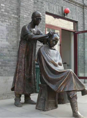 玻璃钢雕塑定制人物雕像定做户外大型铸铜园林景观装饰品锻铜摆件