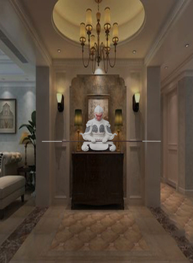 归来佛像纯铜齐天大圣雕塑摆件