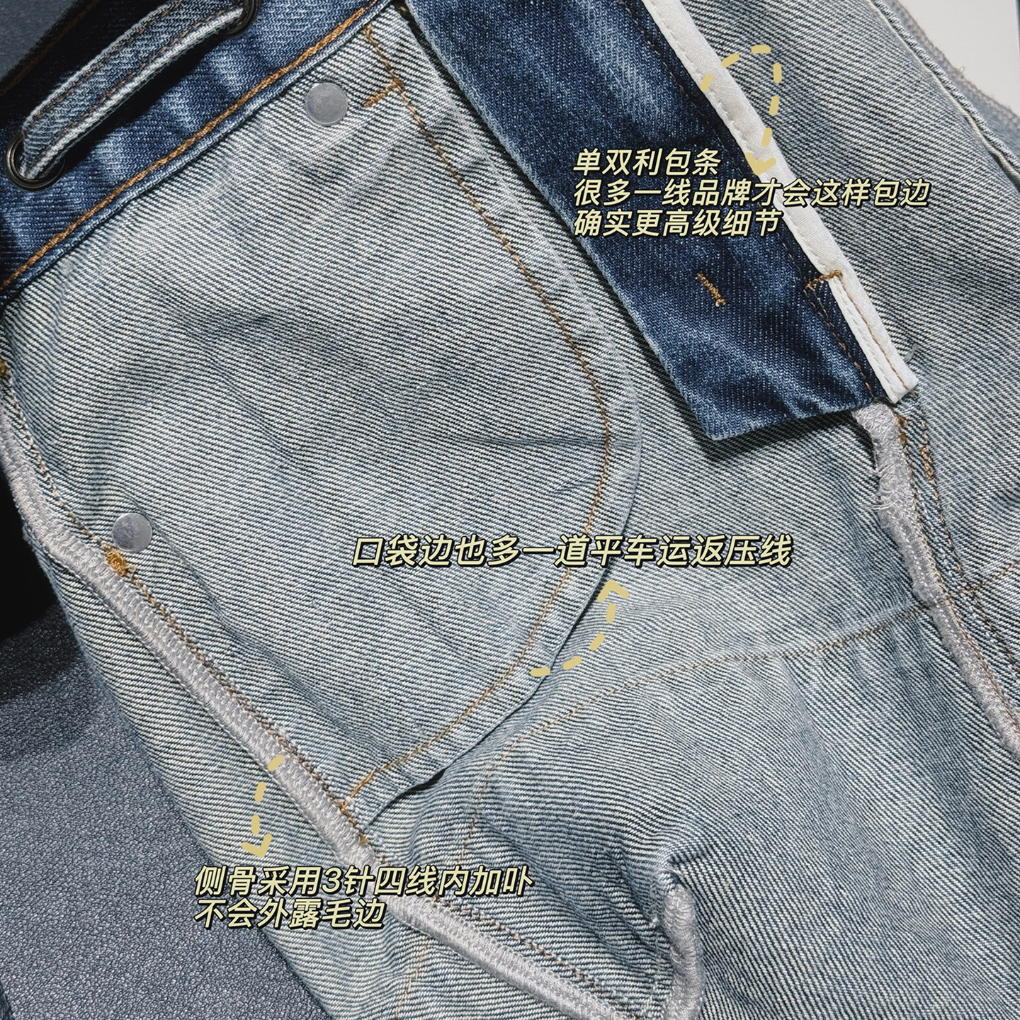 丹宁系列美式复古牛仔裤设计做旧大容量通勤托特包新款手提单肩包,淘宝优惠券,粉丝福利购,淘宝优惠卷