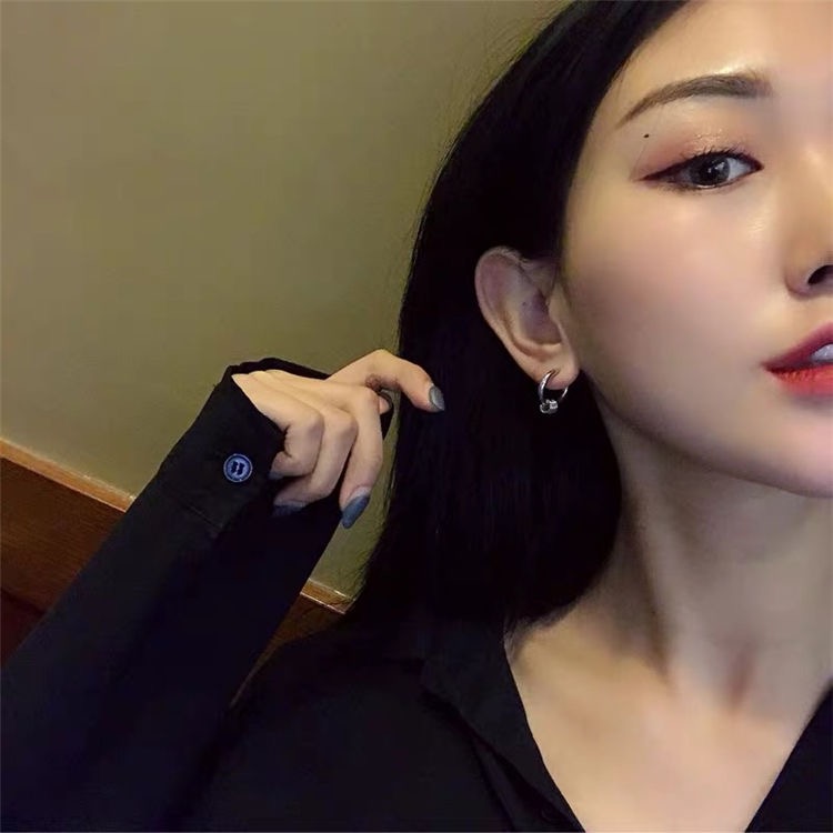 欧美朋克嘻哈不锈钢钛钢小圈耳圈耳环耳钉耳夹潮防过敏男女耳饰品 欧美朋克嘻哈不锈钢钛钢小圈耳圈耳环耳钉耳夹潮防过敏男女耳饰品