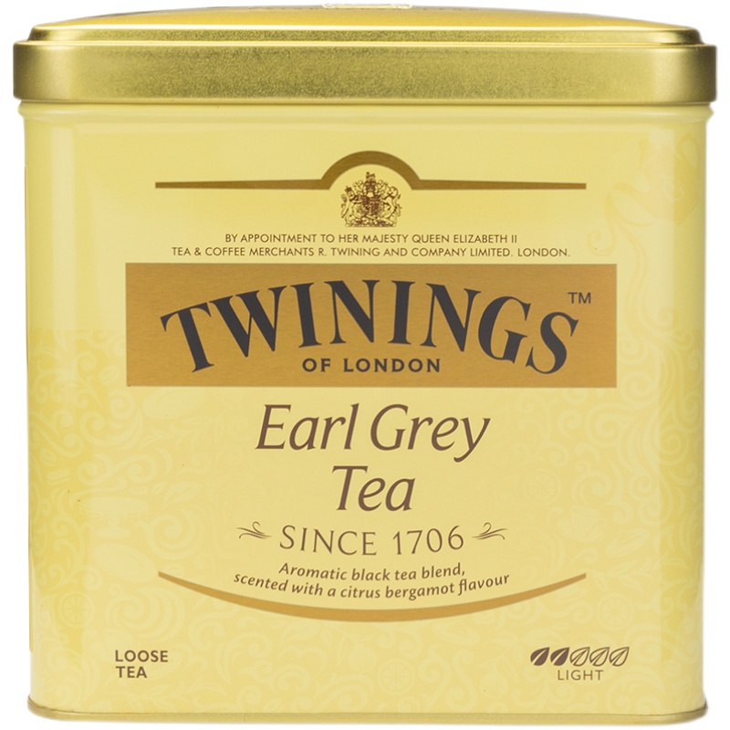 Twinings川宁豪门伯爵红茶粉叶英国进口罐装烘培奶茶专用500g