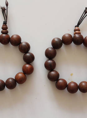 红酸枝佛珠手串/红酸枝佛珠手链/红酸枝原木手串无漆无蜡珠子手串