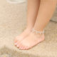 Ringing 925 sterling silver buckle size adjustment anklet