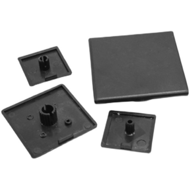 Aluminum profile plug end cover