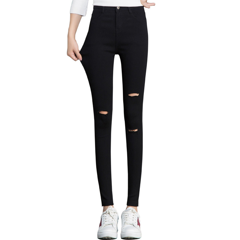 破洞2020新款夏季外穿显瘦打底裤 芳芳之佳打底裤