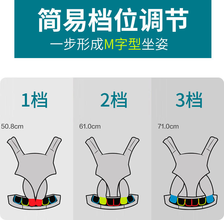 前后两用多功能四夏季宝宝轻便背带 梦瑞格抱婴腰带/腰凳