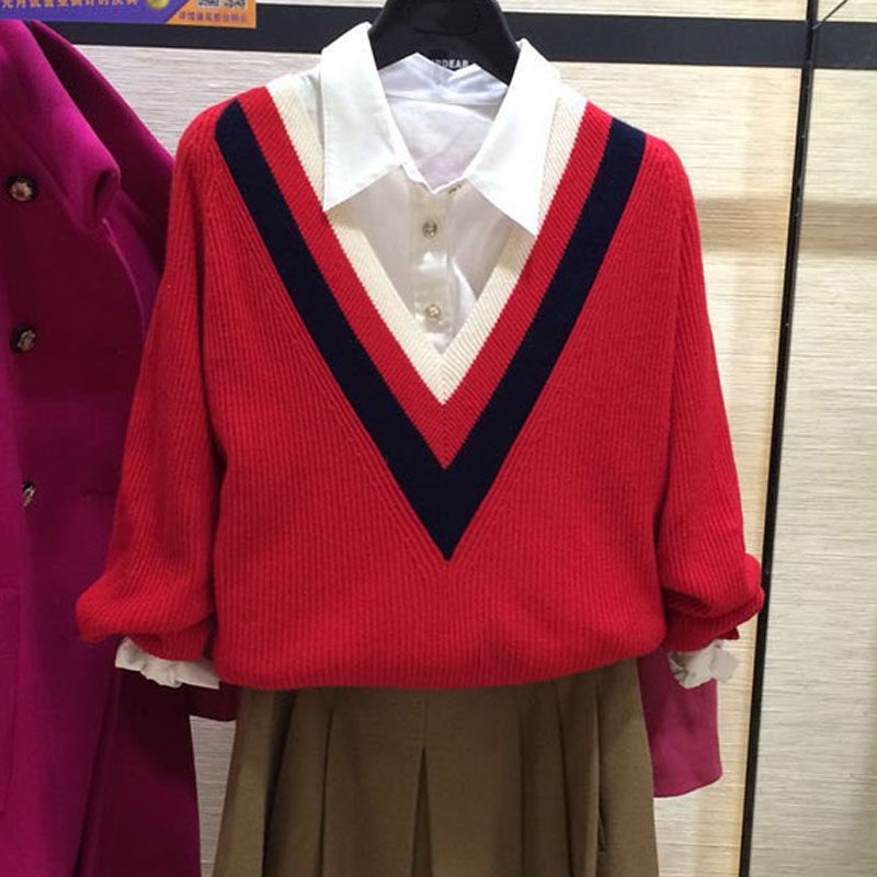 阿玛施旗舰店官网2020秋装新款正品 魅言服饰毛衣