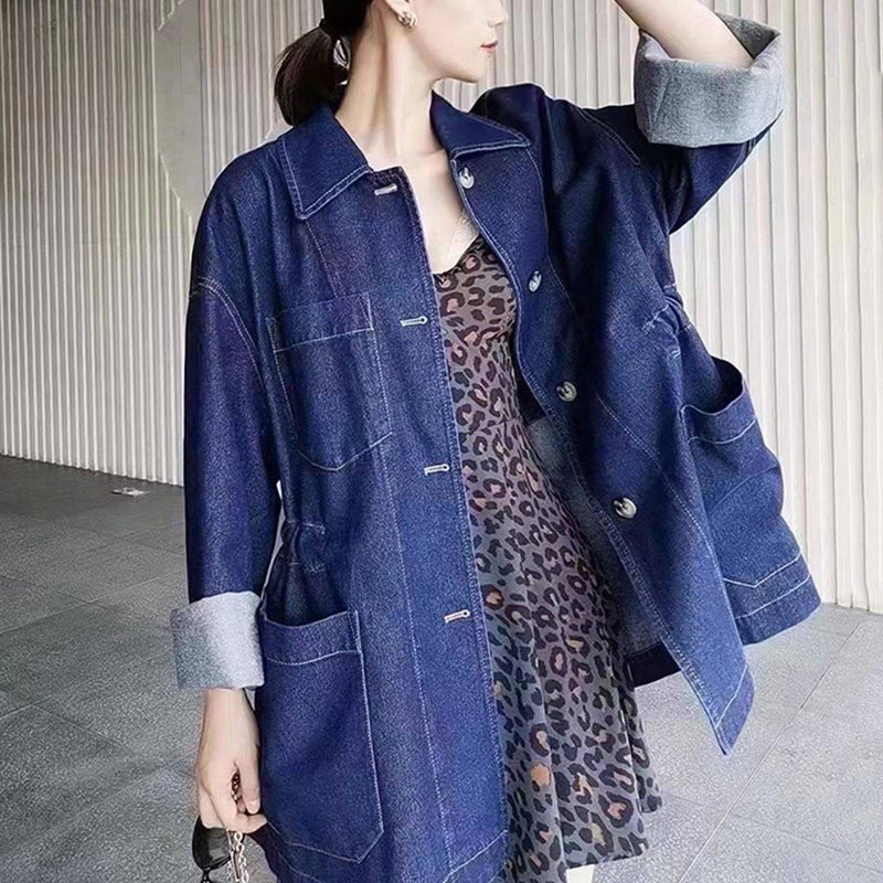 正品哥弟新款2022春季职业韩版抽绳 哥弟阿玛施新折扣店短外套