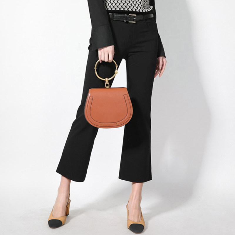 正品哥弟新款2022春季黑色显瘦裤 哥弟阿玛施新折扣店休闲裤