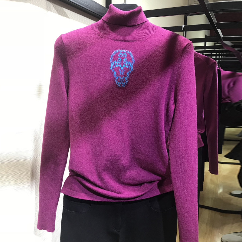 阿玛施旗舰店官网2020秋新款针织衫 魅言服饰毛衣