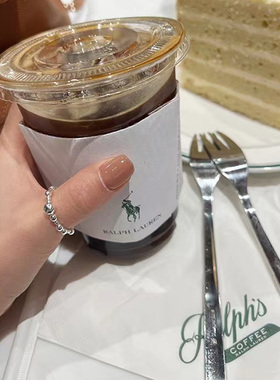 吾小历同款戒指女小众设计感指环