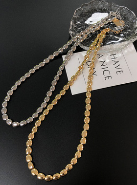 区区欧阳小米粒项链设计感锁骨链